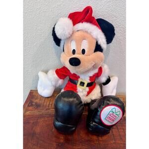 Mickey Santa Disney Plush. Circa 2008.